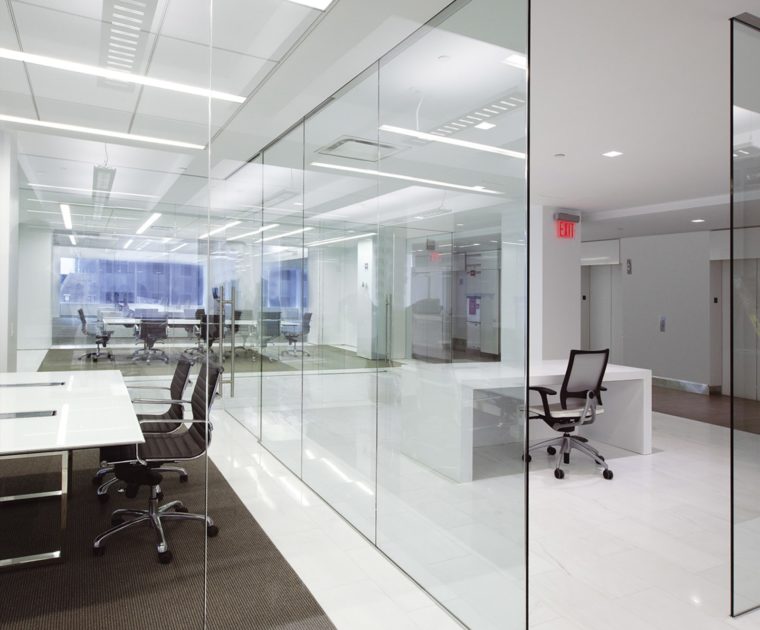 Partition glass wall