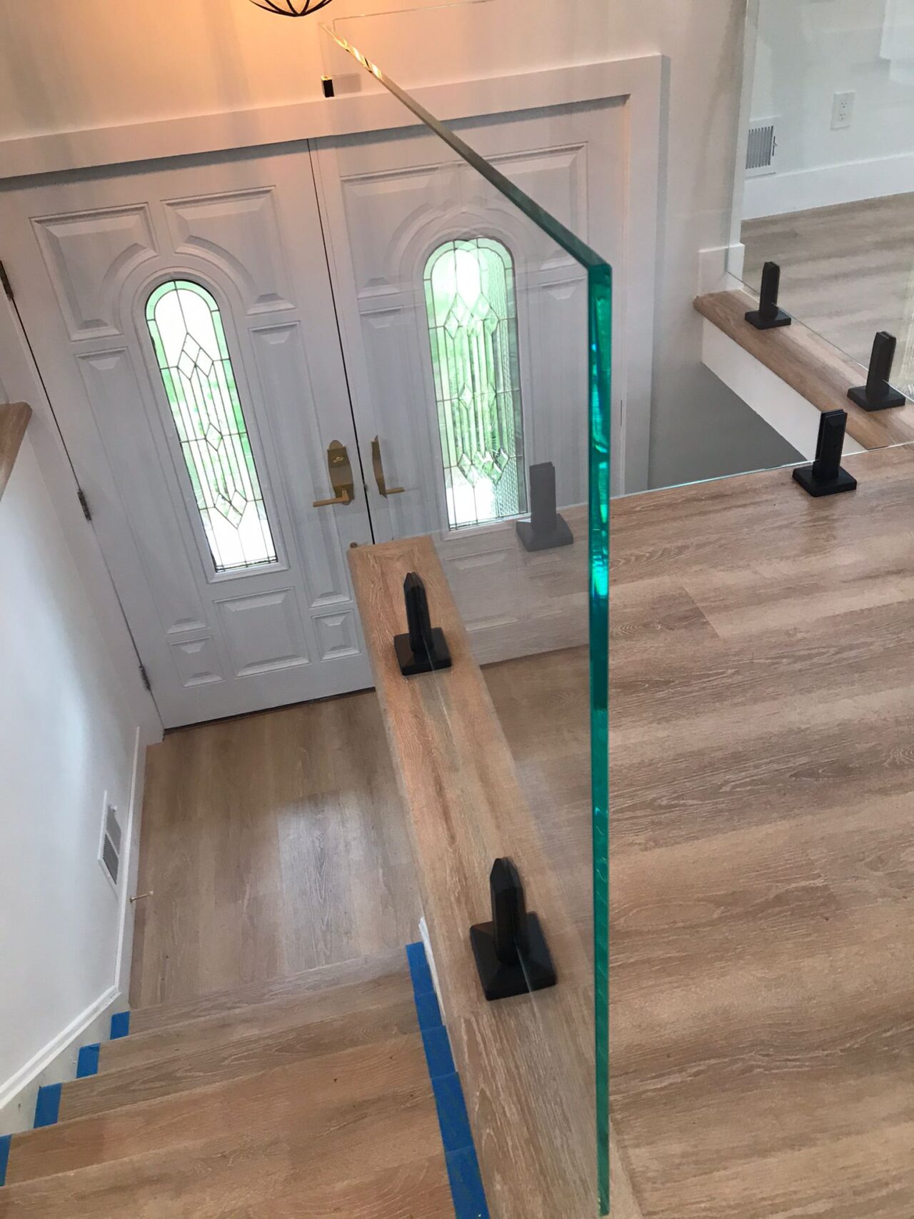 Custom Glass Railing Install NYC