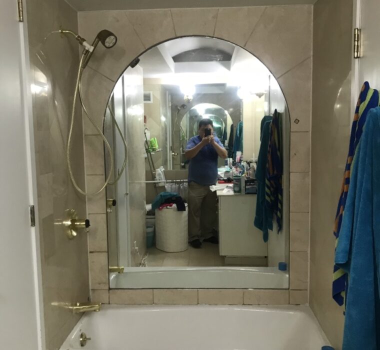 custom bathroom mirrors nyc