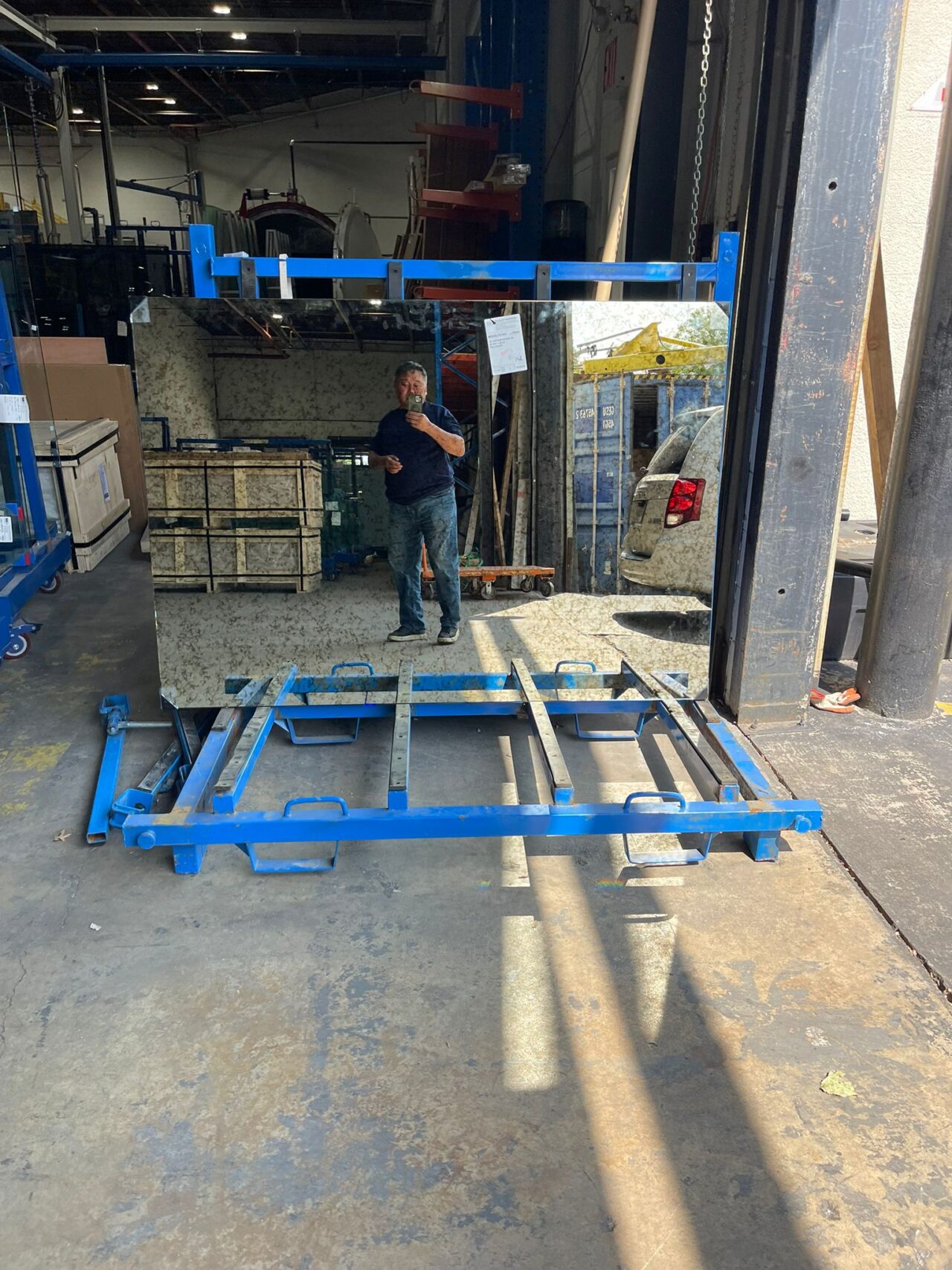 NYC Large Antique Mirror Project #1