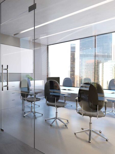 office glass walls NYC
